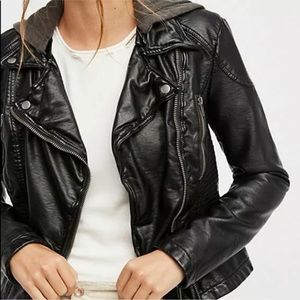 Free People Vegan Hooded Moro Jacket